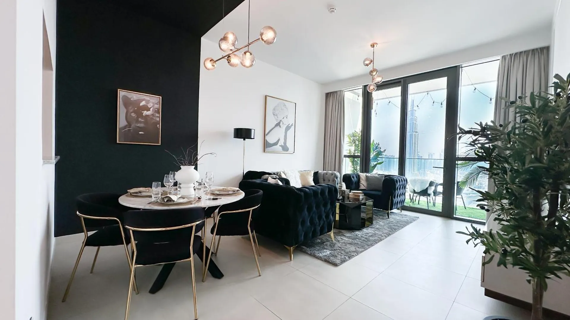 Stylish 2 Bedroom Dior-Inspired Apartment Connected To Dubai Mall United Arab Emirates